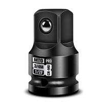 Adaptador de soquete de impacto MTO 1/2 fêmea para 3/4 macho em aço cromado Adaptador de soquete de impacto MTO 1/2 fêmea para 3/4 macho em aço cromado