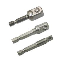 Adaptador De Soquete Hexagonal 1/4 3/8 1/2 Para Furadeira De Impacto, Barra De Extensão Para Bits De