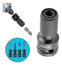 Adaptador De Soquete Par Chave De Impacto 1/2 Em Bits De 1/4