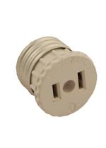 Adaptador de soquete para tomada Leviton 15A 660W 125V 2P 2W