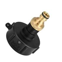 Adaptador de tanque de água para mangueira de jardim com conector de bico de latão Adaptador de tanque de água para mangueira de jardim com conector de bico de latão