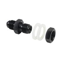 Adaptador De Tanque De Combustível Em Alumínio Preto Macho AN6 AN8 AN10 AN12 Com Conexão Reta E