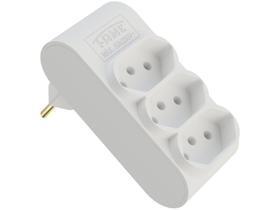 Adaptador de Tomada 3 Saídas 10A Fame - 2P+T Adaptador de Tomada 3 Saídas 10A Fame - 2P+T