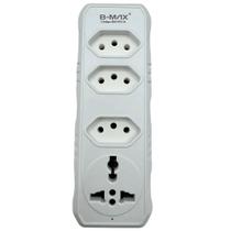 Adaptador de Tomada 3 Saídas - Tripolar - B-Max Adaptador de Tomada 3 Saídas - Tripolar - B-Max