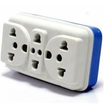 Adaptador De Tomada Benjamim 03 Entradas 10A 20A Padrão Novo E Antigo