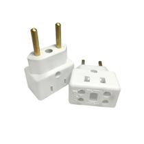 Adaptador de tomada benjamim bob original 10a/20a/250v c/10un - CV Descartáveis Adaptador de tomada benjamim bob original 10a/20a/250v c/10un - CV Descartáveis
