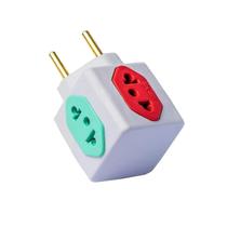 Adaptador de Tomada Benjamim Universal 10A e 20A 4 Saídas 3 Tomadas 10A e 1 Tomada 20A Compatível com Padrão Novo e Antigo Bivolt Adaptador de Tomada Benjamim Universal 10A e 20A 4 Saídas 3 Tomadas 10A e 1 Tomada 20A Compatível com Padrão Novo e Antigo Bivolt