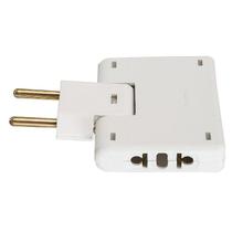 Adaptador de Tomada Benjamin T Articulado 90 3 Entradas 10A Adaptador de Tomada Benjamin T Articulado 90 3 Entradas 10A