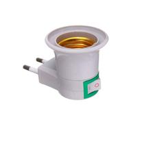 Adaptador De Tomada BF Soquete Lâmpada E27 Liga E Desliga Adaptador De Tomada BF Soquete Lâmpada E27 Liga E Desliga