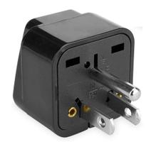 Adaptador de tomada BoxWave Universal para American com pino de aterramento