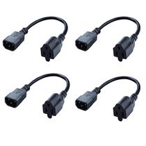 Adaptador de tomada de alimentação Hisonde C14 macho para NEMA5-15R 0,3 m