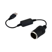 Adaptador De Tomada De Isqueiro USB 12V 8W 5V 2A Masculino Para Feminino Conversor De Energia Para