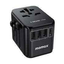 Adaptador de tomada de viagem MOMAX Universal Tipo C/G/A/I com USB