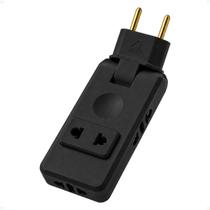 Adaptador De Tomada Dobrável Para Cantos 4 Saídas 16A Bivolt Adaptador De Tomada Dobrável Para Cantos 4 Saídas 16A Bivolt