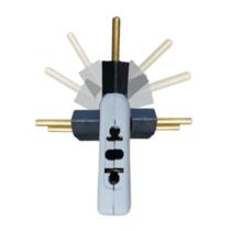 Adaptador De Tomada Flexivel 10a Beijamim Articulado Movel Dobravel