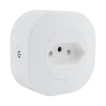 Adaptador de Tomada HISP10ABV Inteligente 10A Geonav com Wi-Fi Branco Bivolt