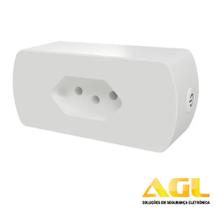 Adaptador De Tomada Inteligente Wifi Para Automação Agl (3630)