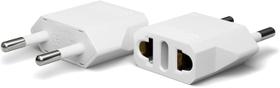 Adaptador de Tomada para Viagem Unidapt 2 Unidades, EUA para Europa Tipo C Adaptador de Tomada para Viagem Unidapt 2 Unidades, EUA para Europa Tipo C
