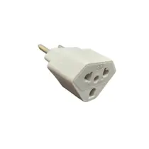 Adaptador de Tomada Universal 10A e 20A 2 Polos Padrão Brasileiro e Americano Adaptador de Tomada Universal 10A e 20A 2 Polos Padrão Brasileiro e Americano