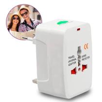 Adaptador de Tomada Universal Para Viagem 110 220 Bivolt