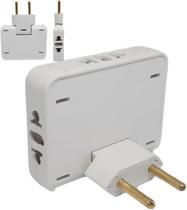 Adaptador De Tomadas Articulado 3 Entradas Benjamin 10A Adaptador De Tomadas Articulado 3 Entradas Benjamin 10A