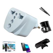 Adaptador de Tomadas Internacional EUA Japão UK Bivolt Consoles Vídeo Game - DPL Adaptador de Tomadas Internacional EUA Japão UK Bivolt Consoles Vídeo Game - DPL