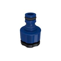 Adaptador De Torneira Com Redutor Adaptável 1/2" E Bitola 3/4" Azul Durín