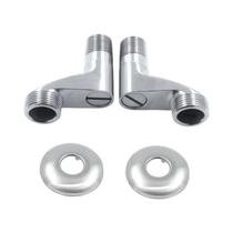 Adaptador De Torneira De Chuveiro Com Largura Ajustável Em Aço Inoxidável Montado Na Parede 2 Adaptador De Torneira De Chuveiro Com Largura Ajustável Em Aço Inoxidável Montado Na Parede 2