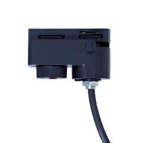 Adaptador de Trilho Preto com Cabo