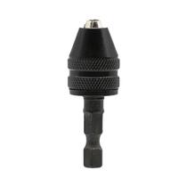 Adaptador De Troca Rápida Para Mandril De Furadeira Sem Chave 0.8-10mm, Rosca 3/8-24UNF, Haste
