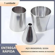 Adaptador De Tubo De Escape De Aço Inoxidável 19mm-108mm 304 Redutor De Velocidade Para Soldagem