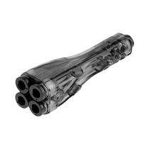 Adaptador De Tubo De Filamento PTFE Multimaterial 4 Em 1 Com Almofada De Limpeza Anti-entupimento Adaptador De Tubo De Filamento PTFE Multimaterial 4 Em 1 Com Almofada De Limpeza Anti-entupimento