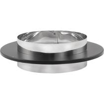 Adaptador de tubo de ventilação de fogão DuraVent em aço inoxidável
