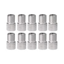 Adaptador De Válvula De Bicicleta Em Liga De Alumínio CNC, Converte Válvula Presta Para Schrader,