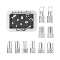 Adaptador De Válvula De Bicicleta Em Liga De Alumínio, Conversor Presta Para Schrader Para