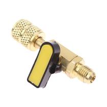 Adaptador De Válvula De Esfera Para Refrigerantes 1/4" SAE R22 R12 R410a, Ferramenta Para