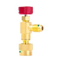 Adaptador de Válvula de Segurança para Refrigerante R410A/R22 - SAE 1/4" Macho