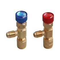 Adaptador De Válvula De Segurança Para Refrigerante R410A R22, SAE 1/4 Polegada Macho Para Fêmea