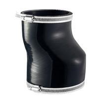 Adaptador de ventilação para secadora Zookpr 4 polegadas, borracha oval com abraçadeira