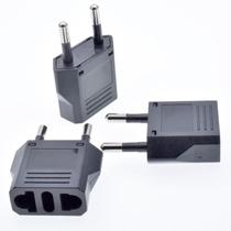 Adaptador de viagem ALINNA dos EUA para a UE tipo C 250V 6A, pacote com 3 Adaptador de viagem ALINNA dos EUA para a UE tipo C 250V 6A, pacote com 3