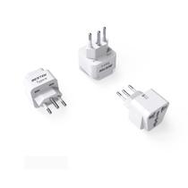 Adaptador de viagem BESTEK do Brasil para os EUA, tipo N, pacote com 3 Adaptador de viagem BESTEK do Brasil para os EUA, tipo N, pacote com 3