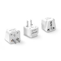 Adaptador de viagem BESTEK Japan Tipo A para EUA, pacote com 3 Adaptador de viagem BESTEK Japan Tipo A para EUA, pacote com 3