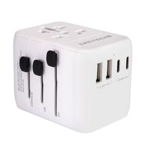 Adaptador de viagem CACTECHS All-in-One com protetor contra sobretensão 35W PD Adaptador de viagem CACTECHS All-in-One com protetor contra sobretensão 35W PD