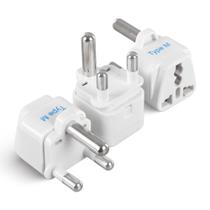 Adaptador de Viagem Ceptics para África do Sul (Tipo M) - Pacote com 3
