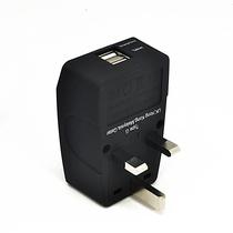 Adaptador de viagem Ceptics UK Type G com duas entradas USB 2.1A