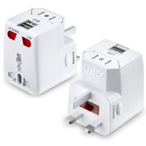 Adaptador de viagem EFISH Universal com carga rápida e 2 USB Adaptador de viagem EFISH Universal com carga rápida e 2 USB