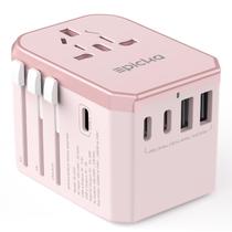 Adaptador de viagem EPICKA Universal Power Plug com 3 USB-C 2 USB-A