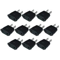 Adaptador de viagem FILSHU EU para US Power Plug Converter (10 PCS) Adaptador de viagem FILSHU EU para US Power Plug Converter (10 PCS)