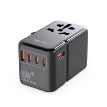 Adaptador de Viagem MINIX TP85 85W GaN III - 3 USB-C e 2 USB-A