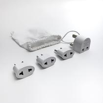 Adaptador de viagem NemaTech Universal Worldwide (kit de 4 peças) Adaptador de viagem NemaTech Universal Worldwide (kit de 4 peças)